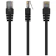 Патч-корд 0.5м, UTP, cat.5e, CCA, black Cablexpert (PP12-0.5M/BK) - изображение 2