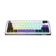 Клавіатура Hator Hellyberry HK60 Mechanical Linear RGB Wireless/Bluetooth/USB UA White/Violet (HK60_wireless) - зображення 3