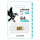 USB флеш накопитель Wibrand 64GB Hawk Gold USB 2.0 (WI2.0/HA64M1G) - изображение 3