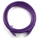 Патч-корд 1м, RJ-45, Cat.5e, CU, медь, фиолетовый Ritar (PCR-CU/1Pe / 04269) - изображение 2