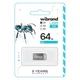 USB флеш накопитель Wibrand 64GB Ant Silver USB 3.2 Gen 1 (USB 3.0) (WI3.2/AN64M4S) - изображение 3