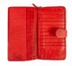 Красный женский портмоне из натуральной кожи Ashwood D84 Red - изображение 3
