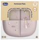 Тарілка секційна Chicco 12м+ Рожева (8058664179305) - зображення 1