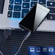 Електронна імпульсна USB-запальничка з подвійною дугою — Акумуляторна плазмова вітрозахисна запальничка з LED-індикатором заряду, металева (Рожево-жовтий градієнт) - зображення 2