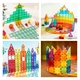 Магнитный конструктор Mideer Цветные магнитные плитки Colorful Magnetic Tiles, 60 деталей, от 3 лет (MD1142) - изображение 2