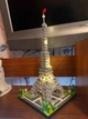 Великий дитячий конструктор Конструктор Ейфелева вежа Париж Paris Tower 1175 деталей з LED-підсвіткою , конструктор-нічник - зображення 10