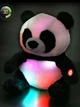 Мягкая интерактивная игрушка "Панда" с LED-подсветкой 30см (с батарейками) - изображение 3