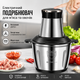Измельчитель для кухни, Измельчитель кухонный чоппер, Блендер с металлической чашей 2л, две скорости - изображение 1