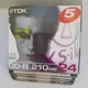 Диски CD-R MINI TDK 80MM 210MB 24X SLIM CASE/5 шт в упаковці - зображення 2