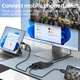 Переключатель KVM Type-C 3.1 Thunderbolt 3 AB201 2 входа 1 выход, поддержка 8K 60Hz USB-C - изображение 7