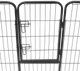 Modułowy kojec dla psa Rebel Animals ze stali Rozmiar XL 8 paneli 80 x 100 cm RA-1208 (5901890130530) - obraz 5