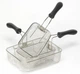Фритюрница Clatronic FR 3195, 4 л, 2 корзины, 2000 Вт, нержавеющая сталь, холодная зона - изображение 5