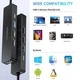 Док-станція USB3.0 Type-C HDMI 4K30Hz/USB2.0x2/USB 3.0/USB-C PD 100W 5 in 1 Hub Choetech (HUB-M80-BK) - изображение 6