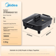 Мультиварка Midea MC-DY3030 электрическая, 6 л, с антипригарной сковородой - изображение 3