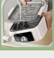 Багатофункціональна електрична пароварка Joyoung Household 10L, двошарова, для сніданку, для приготування на пару, для булочок на пару DZ100HG-GZ605 - зображення 5