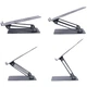 Підставка для ноутбука Laptop Stand 10-17" Aluminum Alloy Media-Tech (MT2661) - изображение 3