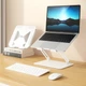 Підставка для ноутбука Laptop Stand 10-17" Aluminum Alloy Media-Tech біла (MT2661W) - изображение 6