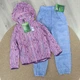 Дождевик комплект Hip&Hopps для девочки куртка и штаны из плащевки BS001547 размер 122-128 - изображение 3