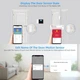 Охоронна сигналізація Tuya Smart Wi-Fi безпровідна – 99 зон, датчик руху + відкриття дверей/вікна, біла - изображение 3