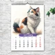 Календарь А4 (210х297 мм) перекидной настенный Коты. Портреты. 13 листов ENTERSTORE (art. 269010а4) - изображение 14