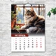 Календарь 2027 настенный перекидной КОТЫ 13 ЛИСТОВ ENTERSTORE 42х29.7 см (ART 250131) - изображение 4