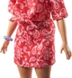 Лялька Барбі Модниця Barbie Fashionistas Doll with Long Pink Hair Wearing a Red Paisley Top & Skirt 151 (GHW65) - изображение 2