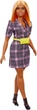 Лялька Барбі Модниця Barbie Fashionistas Doll with Orange Hair Wearing Pink Puff Sleeve Plaid Blazer Dress 161 (GRB53) - зображення 2