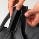 Сумка-переноска слинг для собак и кошек BOSYAK CARRY Велюр S 25×25×36 Графит - изображение 7