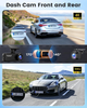 Автомобільний відеореєстратор Penemay V31 4K+1080P, 2 камери, Wi-Fi, 64 ГБ, G-Sensor, 24/7 Parking, екран 1.97 - зображення 4