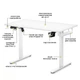 Стіл Mealux PowerDesk Lite White з електрорегулюванням висоти (арт. EVO-201 Lite W/W) - зображення 3
