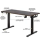 Стіл Mealux PowerDesk Duo Antique (арт. EVO-242 Duo Antique / Black) - зображення 5