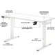 Стіл Mealux PowerDesk Duo White (арт. EVO-242 Duo W/W) - изображение 3
