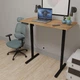 Стіл Mealux PowerDesk Lite Mahogany з електрорегулюванням висоти (арт. EVO-201 Lite Mahogany/B) - изображение 2