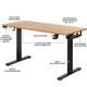 Стіл Mealux PowerDesk Duo Mahogany (арт. EVO-242 Duo Mahogany / B) - зображення 4