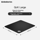 Ігрова поверхня SteelSeries QcK Large (QcK+) Black - зображення 2