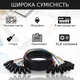 XLR аудіо снейк-кабель 8 каналів, OFC мідь, позолочені контакти, Male-Female - изображение 6