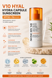 Сонцезахисний крем Some By Mi V10 Hyal Hydra Capsule Sunscreen 40 мл — інтенсивне зволоження, захист SPF50+ та догляд за шкірою - изображение 1