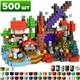 Магнитный конструктор Minecraft 500 шт по игре Майнкрафт Крепость Mk001022.5 - изображение 2