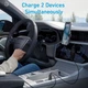 Автомобильное зарядное устройство Anker 30W USB-C + USB, быстрая зарядка PowerIQ 3.0 для iPhone, Samsung, iPad, AirPods - изображение 3
