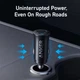 Автомобильное зарядное устройство Anker 30W USB-C + USB, быстрая зарядка PowerIQ 3.0 для iPhone, Samsung, iPad, AirPods - изображение 5