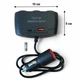 Разветвитель прикуривателя для авто на 3 гнезда 12-24V Автомобильный тройник 120W с USB и Type-C разъемами D-24 - изображение 4