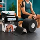 Кинезиологический тейп EasyFit Kinesio 5 см × 5 м, эластичный спортивный пластырь, черный - изображение 2