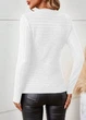 Кофточка женская однотонная с бусинками G&N Белая 22300 XL (укр 50) - изображение 4