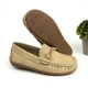 Класичні мокасини для школи для хлопчика Apawwa (ABY0252P beige) Розмір 28, 18 см - зображення 4
