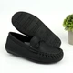 Класичні мокасини для школи для хлопчика Apawwa (ABY0253P black) Розмір 37, 23.5 см - зображення 6