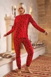 Пижама: лонгслив и брюки Jadea 48(XL) Красный микс (Rosso) (110800) - изображение 1