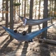 Гамак сверхлегкий Naturehike одинарный NH21DC011, бело-зеленый - изображение 3