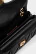 Шкіряна сумочка з логотипом Coach Tabby Shoulder Bag With Pillow Quilting Чорний - зображення 5