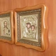 Иконы венчальные 24х27 см в светлых киотах с ризой - изображение 4