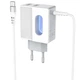 Мережевий зарядний пристрій HOCO C75 Home Charger Type-C cable 12W White - изображение 1